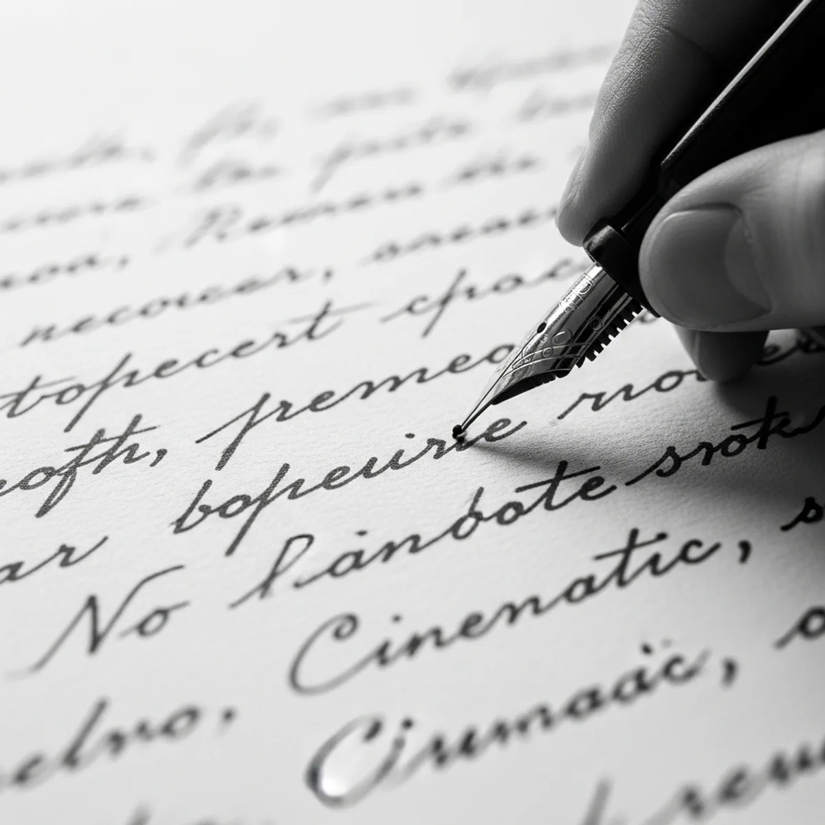 Handwritten notes on cream paper